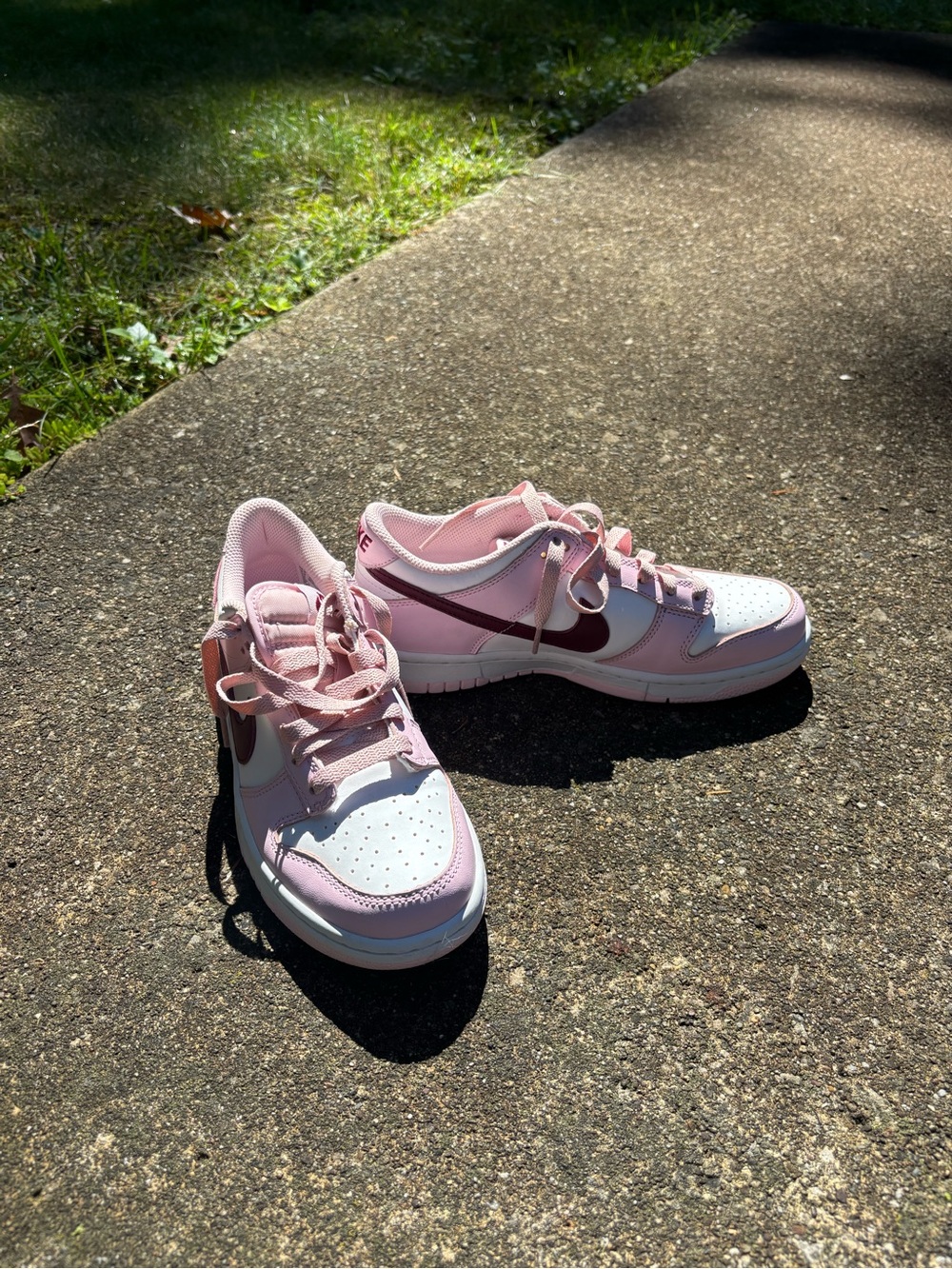 Nike Pink Dunk Lows Y5.5 or W7